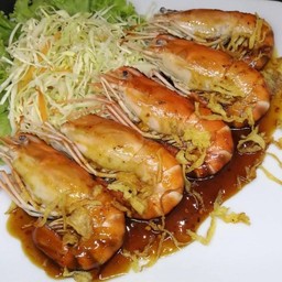 กุ้งทอดซอสมะขาม