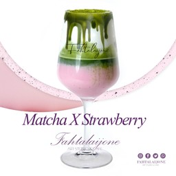 มัทฉะชาเขียวสตรอเบอรี่