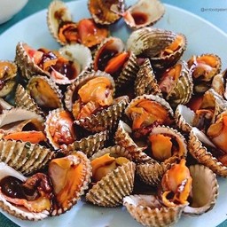 หอยแครงลวก