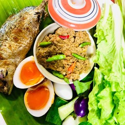 ชุดน้ำพริกมะขามหมูสับ