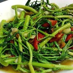 ผัดผักกระเฉดไฟแดง