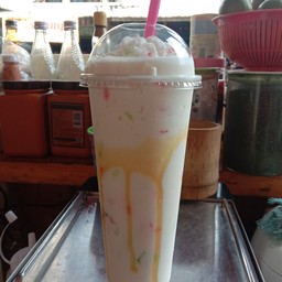 นมสดคาราเมปีโป้ปั่น