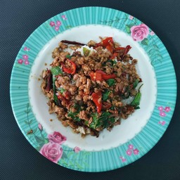 ข้าวกะเพราหมูสับ