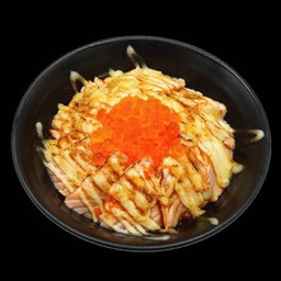 ข้าวหน้าแซลมอนเบิร์นราดซอสมาโย ไซส์ 12 ชิ้น