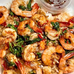 Shrimp Basil Fried Rice
