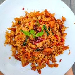 ข้าวคลุกกะเพราโบราณ