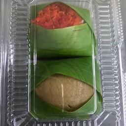 ข้าวเหนียวสังขยา+ข้าวเหนียวหน้ากุ้ง