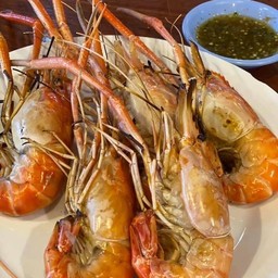 กุ้งใหญ่เผา #ครึ่งกิโลกรัม