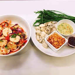 ยำหอยนางรม ยำรสเด็ดเผ็ดเจ็ดชั่วโครต