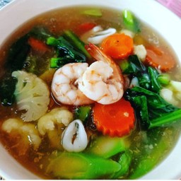 ราดหน้าทะเล(เส้นใหญ่)