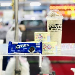 นมหมีปั่นโอริโอ้