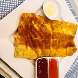 โรตีใส่ไข่ แฮมชีต