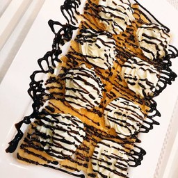 โรตีทิชชู่ วิปครีม ช๊อกโกแลต