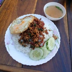 กระเพราแห้งเผ็ดx2เจ้พัทธ