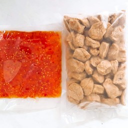ลูกชิ้นกุ้งระเบิด 0.5 kg + น้ำจิ้ม