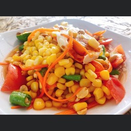 ตำข้าวโพดไข่เค็ม