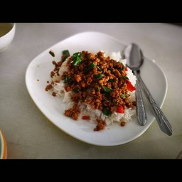 กะเพราหมูสับ