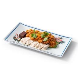 ไก่ผสม จานใหญ่