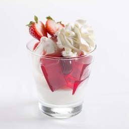 Jelly Strawberry Parfait