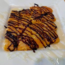 โรตีใส่ไข่ ช๊อกโกแลต