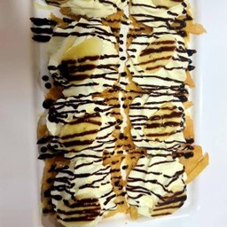 โรตีทิชชู่ วิปครีม กล้วยหอมช๊อก