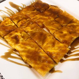 โรตีใส่ไข่ คาราเมล