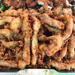 หมูสันทอดกระเทียม