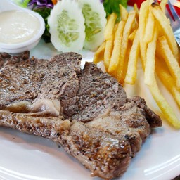 สเต็กเนื้อสันนอก