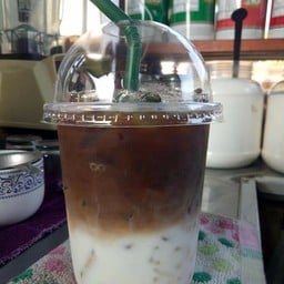 กาแฟสดลาเต้เย็น