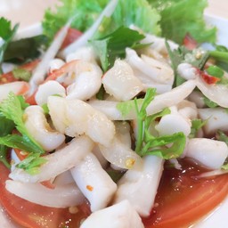 ยำไข่ปลาหมึก