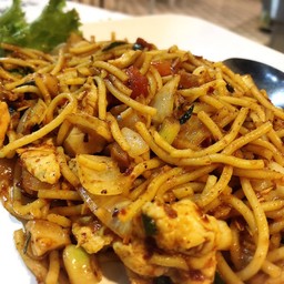 สปาเก็ตตี้ผัดต้มยำกุ้ง