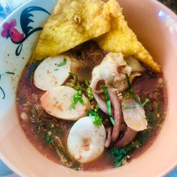 บะหมี่เย็นตาโฟต้มยำ