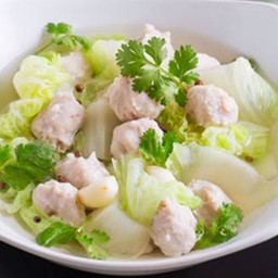 ต้มจืดวุ้นเส้น+ผักกาดขาว