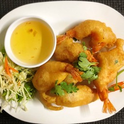 กุ้งชุบแป้งทอด