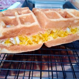 วอฟเฟิลฝอยทอง