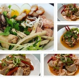 สองพี่น้อง@ยำแสบปากบาน@ก๋วยจั๊บญวนโดนใจ บางกร่าง