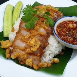 Fried Pork Belly With Rice