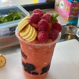 ราสเบอร์รี่+กล้วย