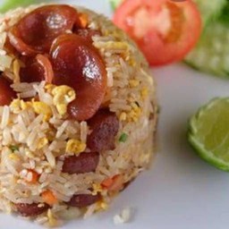 Fried Rice With Chinese Sausage