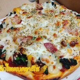 ผักโขมเบคอนชีส