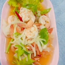 ยำกุ้งสด