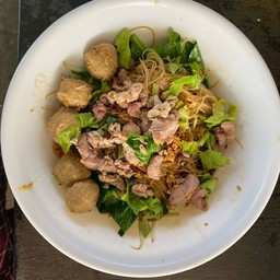 เส้นหมี่แห้งลูกชิ้น_เนื้อสด