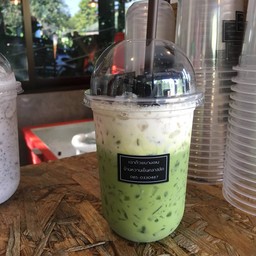 เฉาก๊วยชาเขียวเย็น