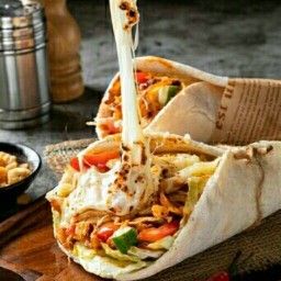 กะบับไก่ชีสพ่นไฟแปดริ้ว