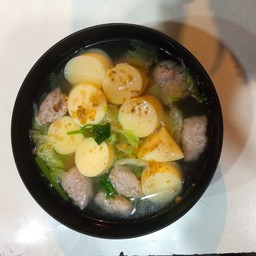 แกงจืดผักกาดขาวเต้าหู้หมูสับ