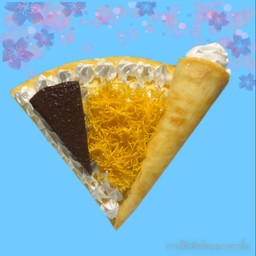 ฝอยทอง เค้กช็อกโกแลต ครีมสด