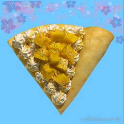 ลูกพีชเชื่อมน้ำผึ้งครีมสด