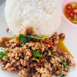 กะเพราเนื้อสับ