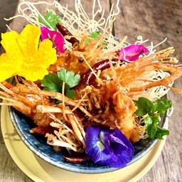 กุ้งแม่น้ำซอสมะขาม