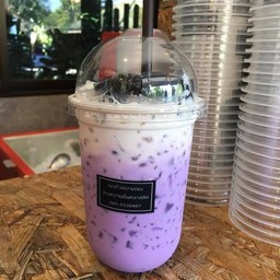 เฉาก๊วยเผือกนมสด